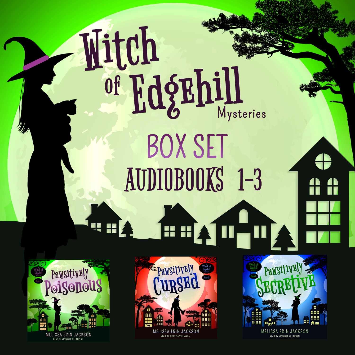 A Witch of Edgehill Mystery Audio Box Set: Books 1-3 Cover