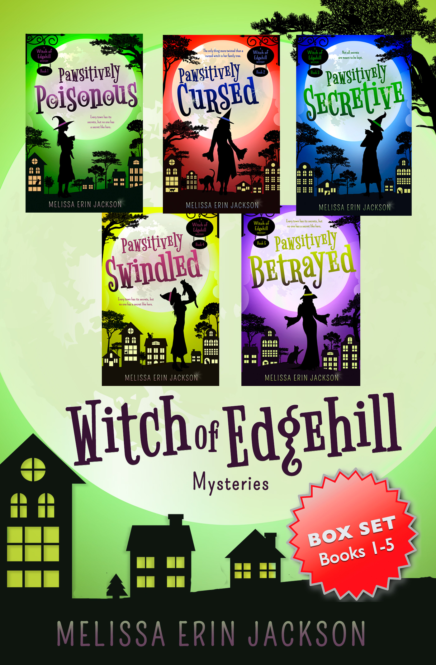 A Witch of Edgehill Mystery Box Set: Books 1-5 Cover